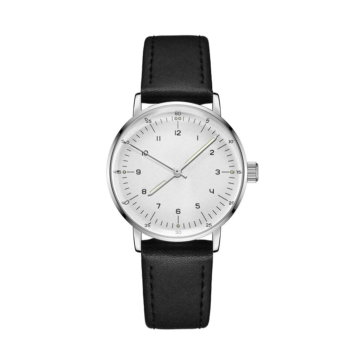Reloj Mecánico Minimalista Estilo Bauhaus