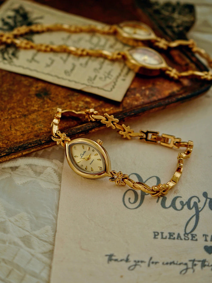 Reloj Francés Retro Dorado