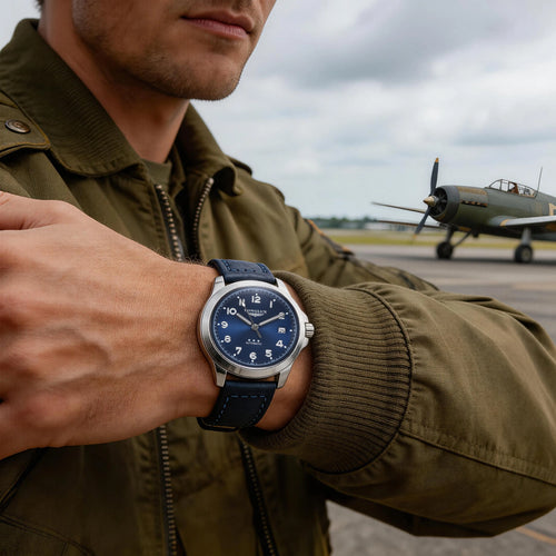 Reloj Automático de Piloto con Fecha