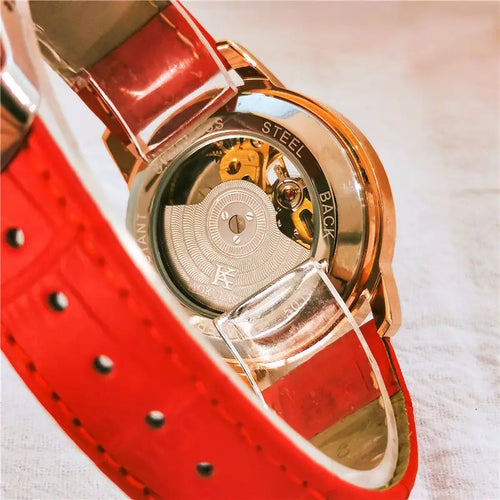 Reloj Automático Aogulas Esqueleto para Mujer